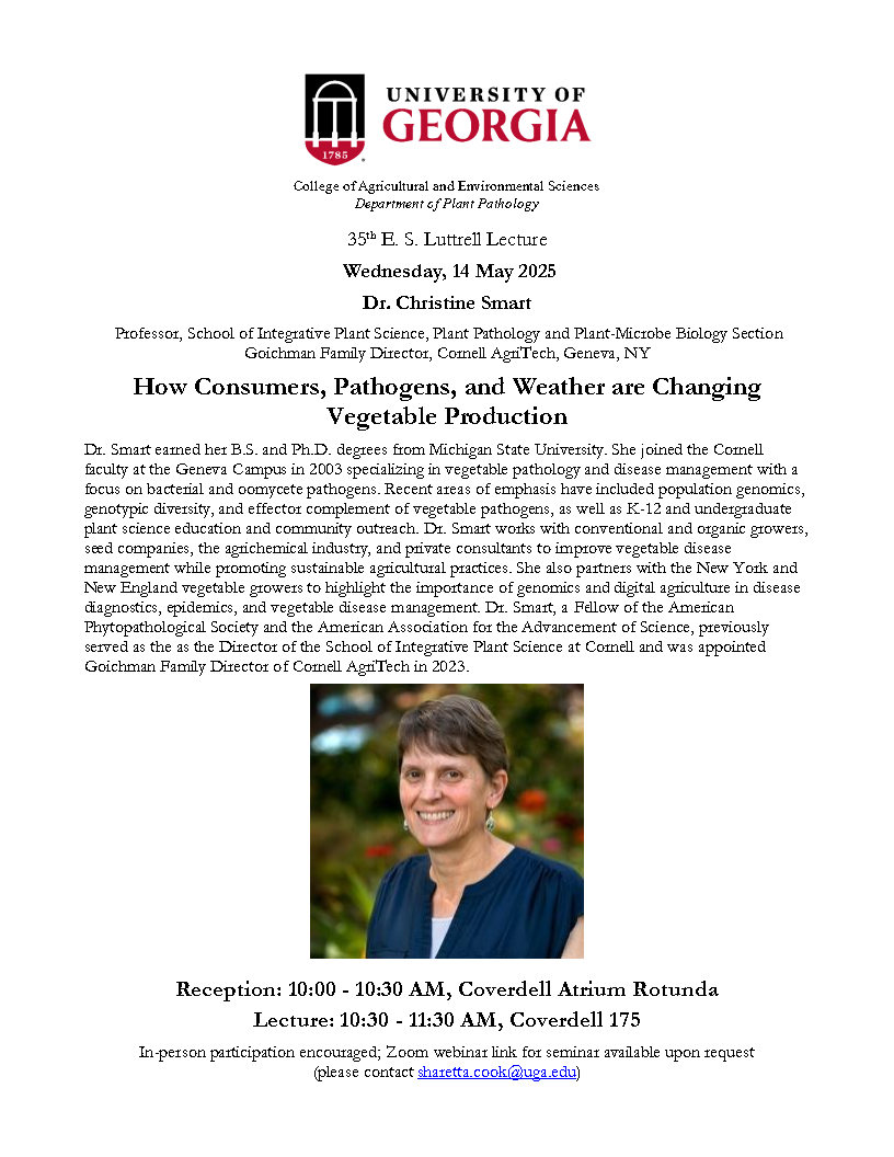 Luttrell Lecture flier for 5-14-2025